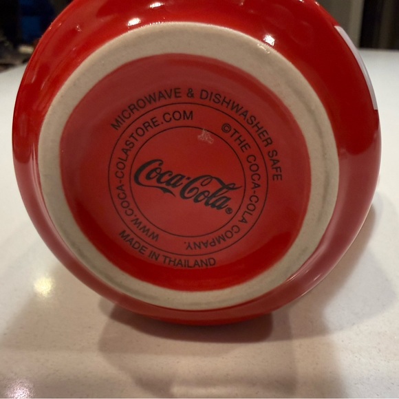 Coca-Cola Red and White Ceramic Mug - Picture 3 of 6